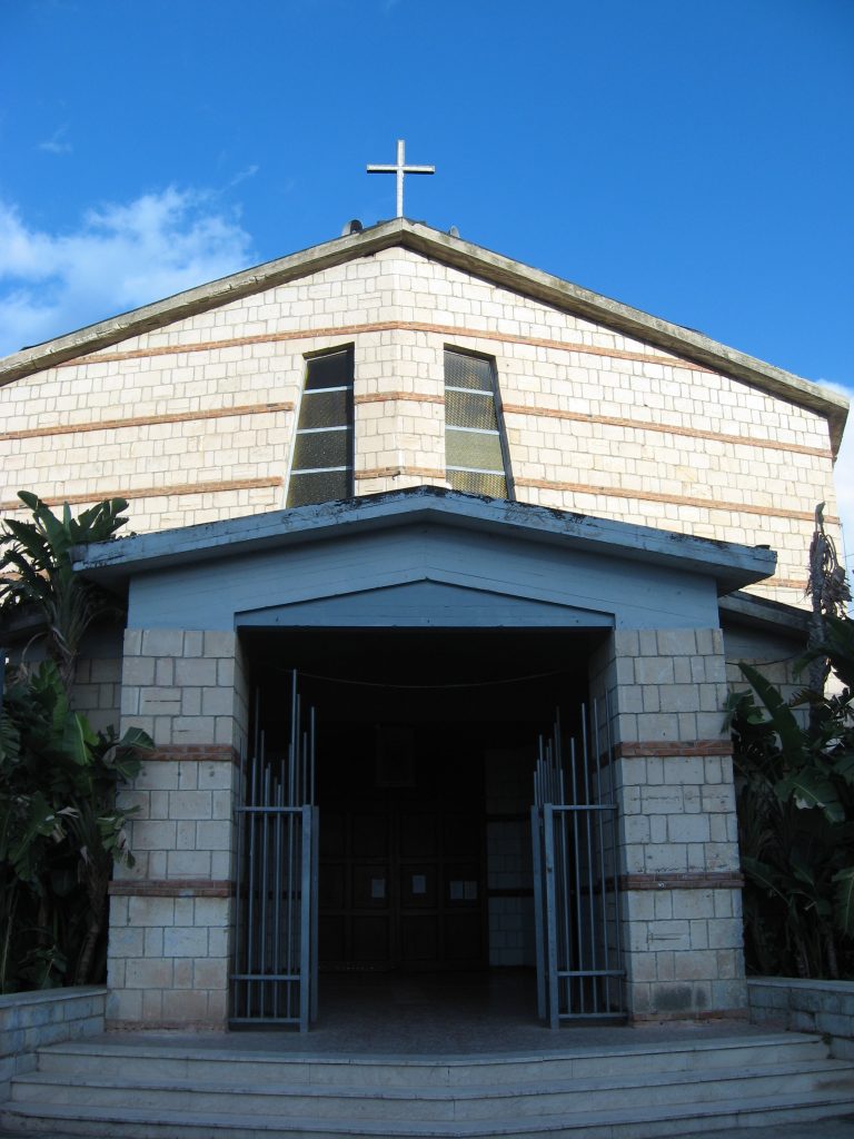 La facciata della chiesa di Bosco Minniti, a Siracusa